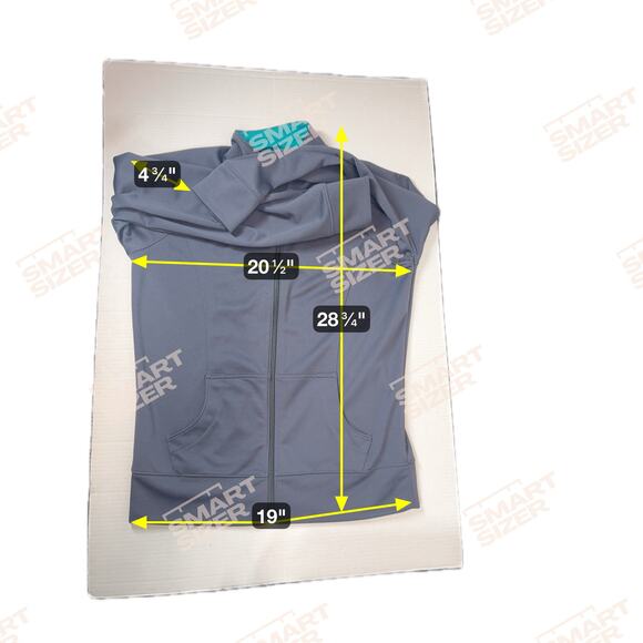 Under Armour Womens All Season Soft Shell Full Zip Active Jacket Gray Sz Medium - Picture 4 of 4